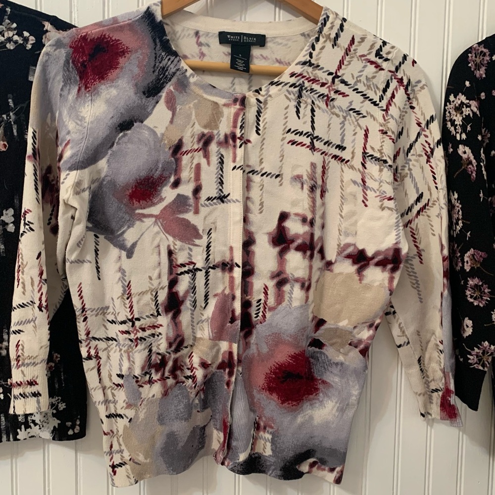 3 WHBM Cardigan Sweaters - Picture 3 of 9